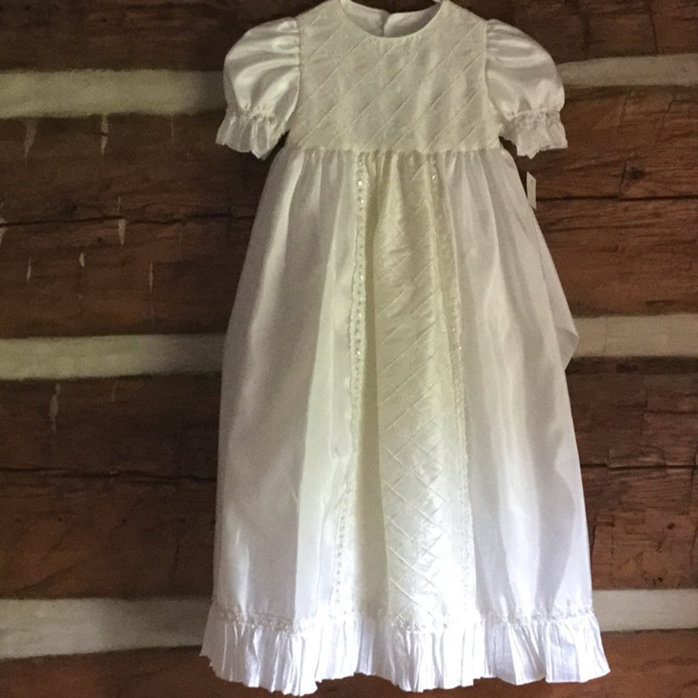 NWT XL Angels embroidered satin,sequin,pearl dress